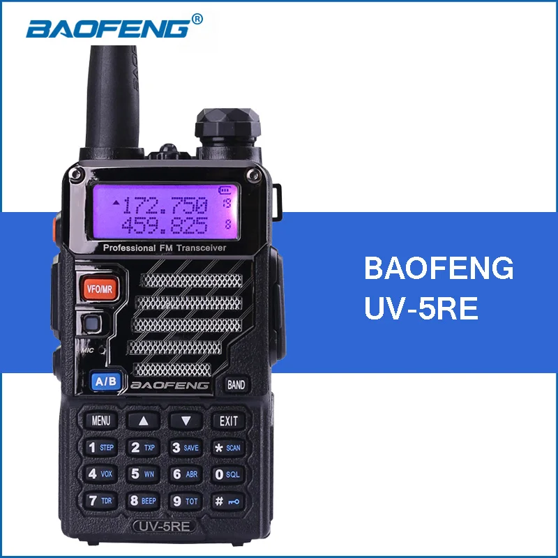 imágenes para Baofeng uv-5re uv-5r versión mejorada portátil walkie talkie vhf uhf fm transmisor-receptor walkie talkies radio de dos vías comunicador imágenes para Baofeng uv-5re uv-5r versión mejorada portátil walkie talkie vhf uhf fm transmisor-receptor walkie talkies radio de dos vías comunicador