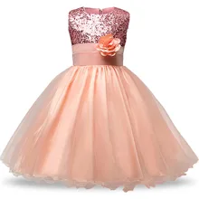 Вечерние платья для девочек летнее платье принцессы на день рождения для девочек от 4 до 12 лет, платья для девочек детская одежда платье-пачка с цветочным рисунком детская одежда
