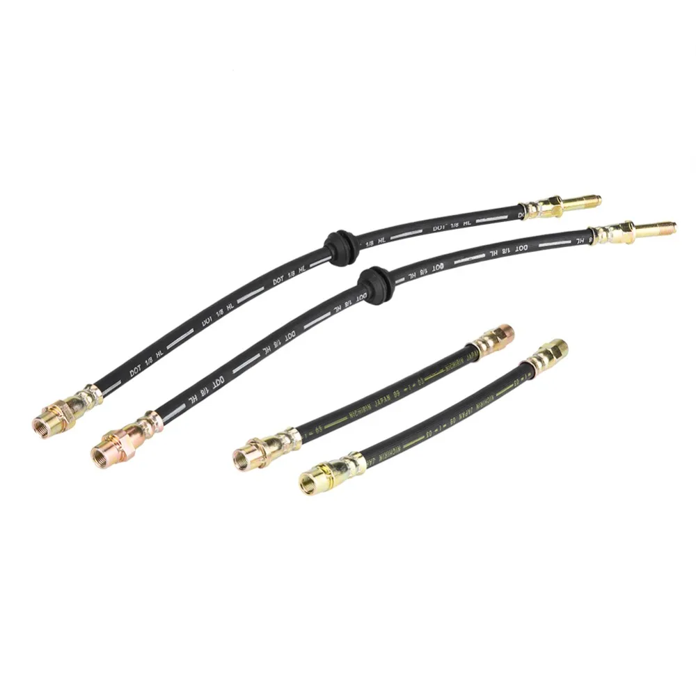 

2Pcs Car Brake Hoses BRAKE HOSE Front Rear Fitting Left Right for BMW 3 3ER E46 316 318 320 323 325 330 Z4