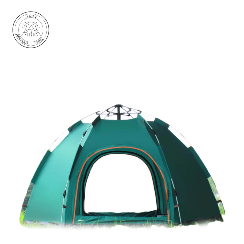 tents outdoor camping family Necessary Full automatic tent outdoor 3-5 people hexagonal tent camp rain protection fishing tent