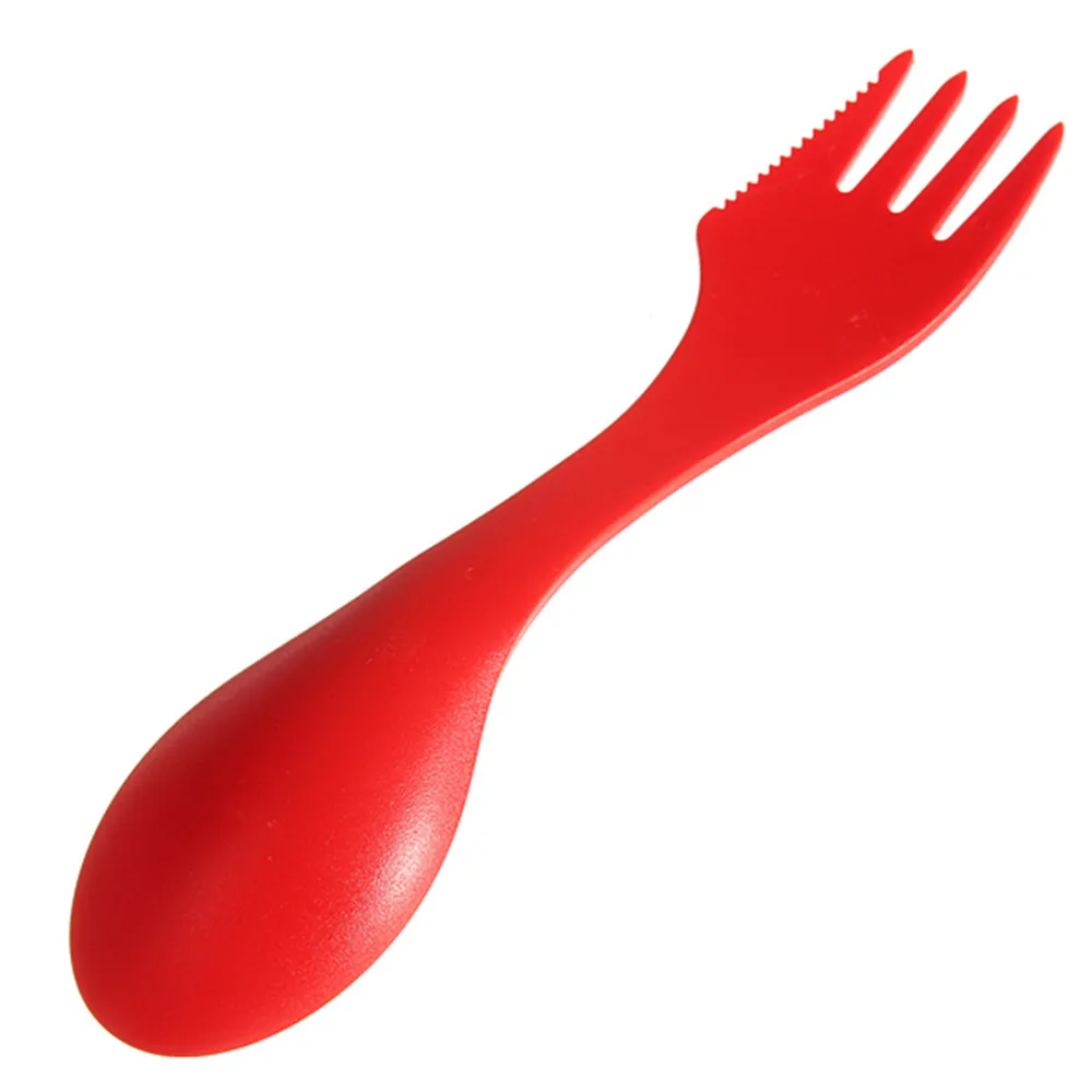 

6 Color Western Style Spoon Fork Knife Travel Camping Hiking Lunch Tool Utensils Outdoor Picnic Plastic Forks Tableware