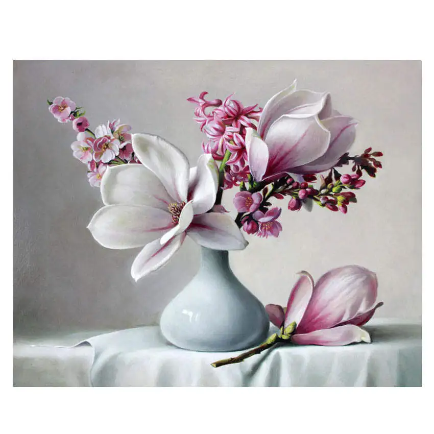 

Coloring By Numbers,Diy Painting By Numbers,Decorative Picture Elegant Flower,Pictures By Numbers