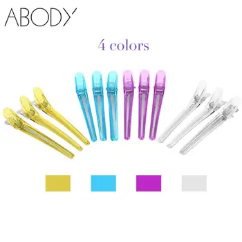 

12Pcs/set Colorful Hair Grip Clips Professional Hairdressing Sectioning Clips Hair Cutting Clamps Salon Hair Styling Tool