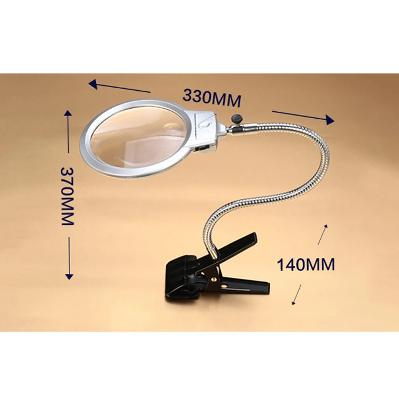 LED light clip-on hose magnifier9