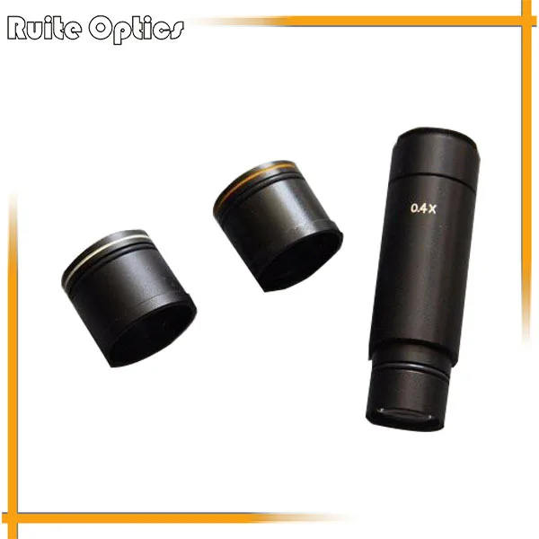 

2 Sets of 0.4X Microscope camera Reduction lens eyepiece C mount adapter lens
