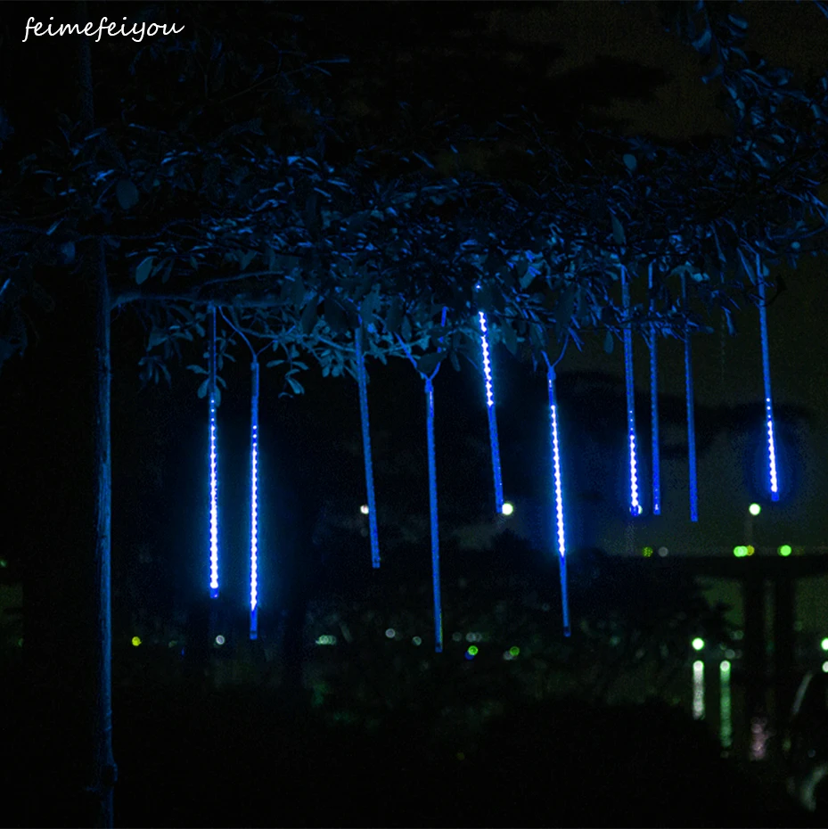 

NRW COB LED Meteor Shower 50CM High Quality 2835 Patch Underwater Rain Light Festival Meteor Rain Decorative Light Tube
