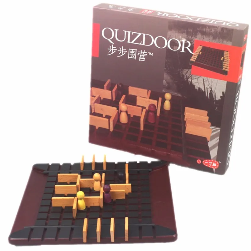 [Темила] настольная игра Quoridor игрушка лучший подарок для детей семейные вечерние игры самые популярные деревянные шахматы обучающая игра
