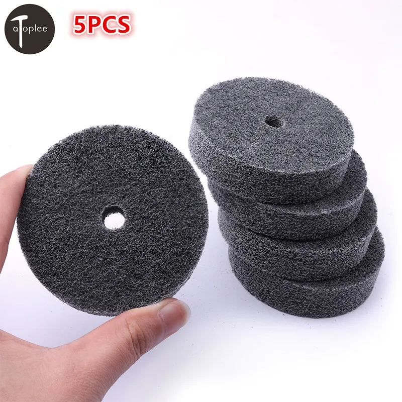 5PCS 75mm Gray Fiber Grinding Wheel Polishing Wheel Grinder Ceramic