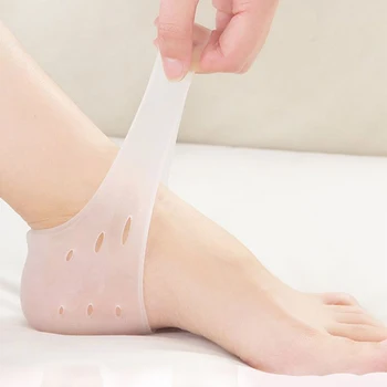 

1 Pair Massage gel socks Silicone Moisturizing Gel Heel Socks Like Cracked Foot Skin Care Protector Fashion P0015