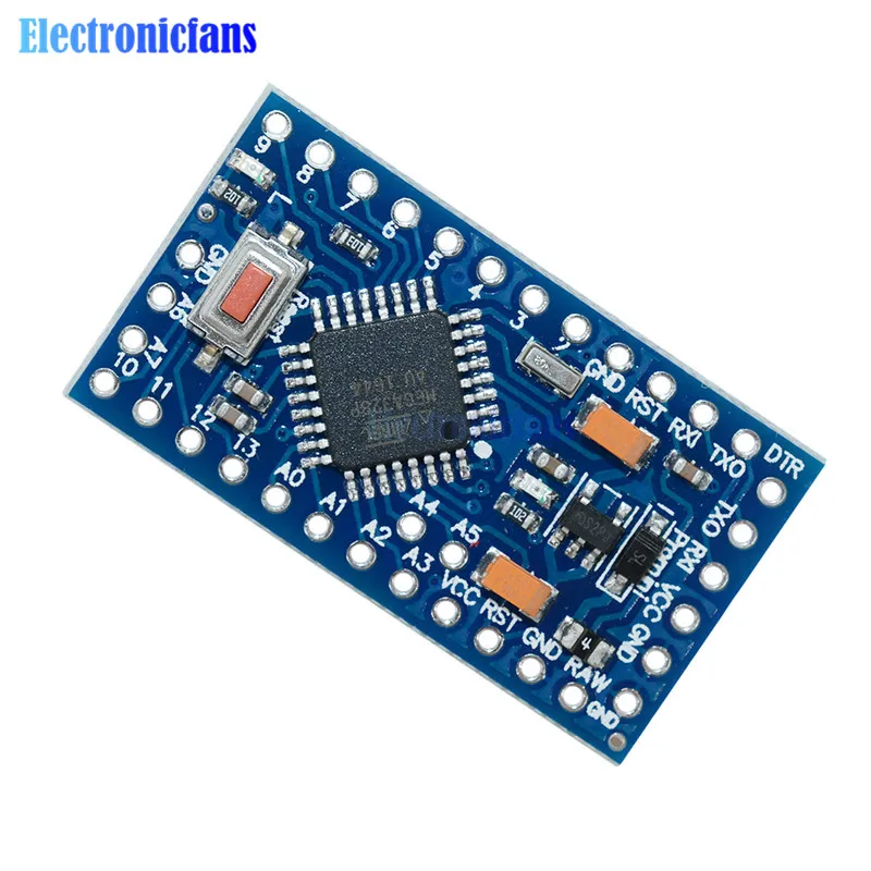 Плата Pro Mini Atmega328 3 В 8 МГц 10 шт. модуль для Arduino Atmega328P с контактами замена Atmega128|pro mini