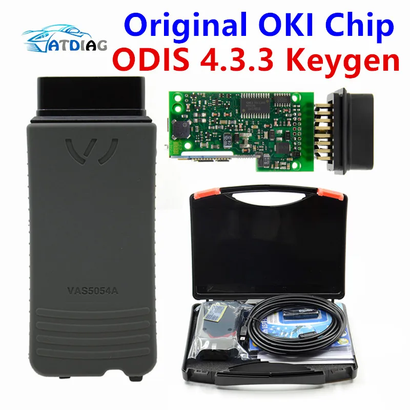 

Original OKI VAS 5054A ODIS V5.1.3 Keygen Bluetooth AMB2300 VAS 6154 WIFI VAS5054A Full Chip VAS5054 UDS For VAG Diagnostic Tool