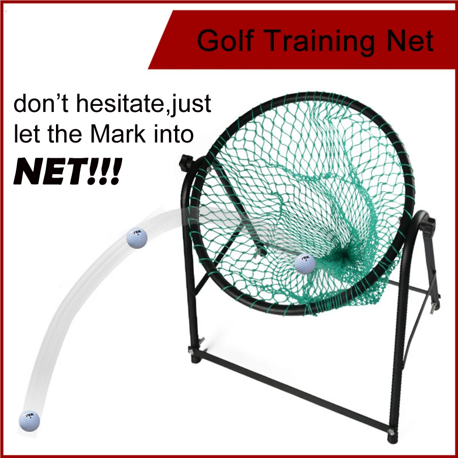 

free shipping high quality adjustable golf chipping net steel frame practice mat practice net golf training cages