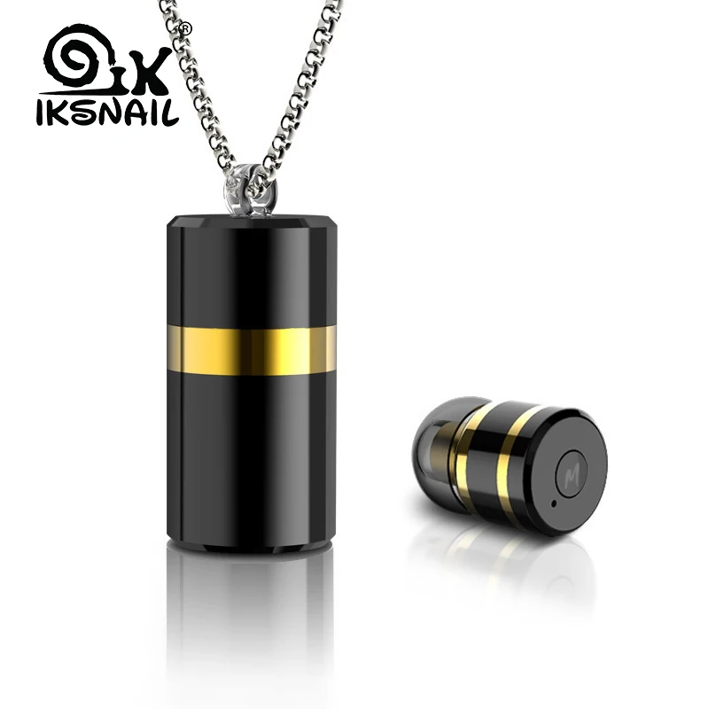

IKSNAIL Wireless Bluetooth Earphone With Charging Box In Ear Sport With Mic Stereo Earbuds Invisible Earpiece Gaming Headset