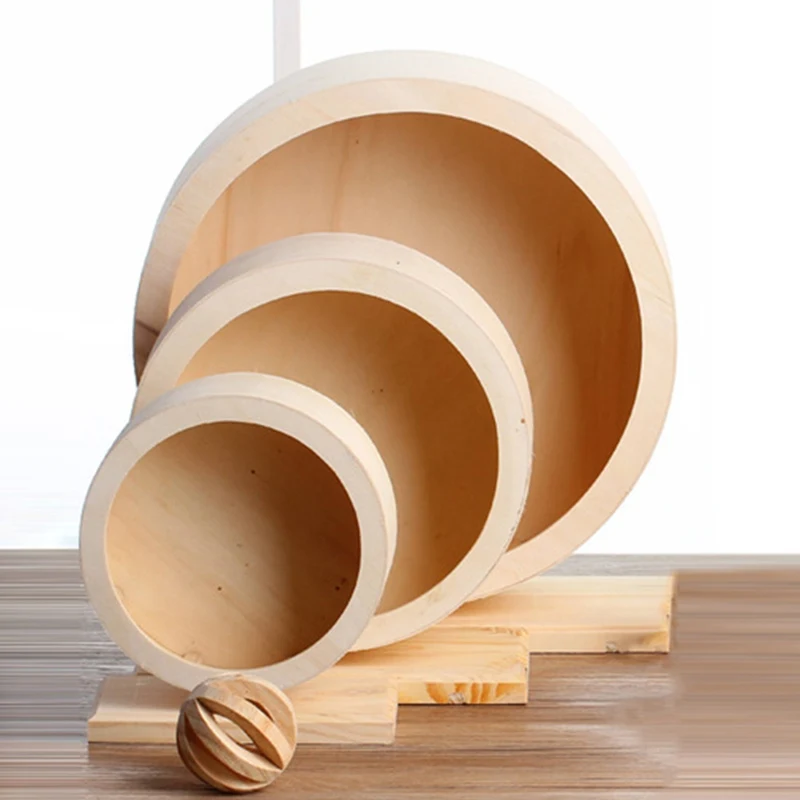 

Hamster Wheel Small Pet Running Wheel Wood Jogging Hamster Mouse Running Exercise Wheel for Animal Pet Toy Pets Supplies