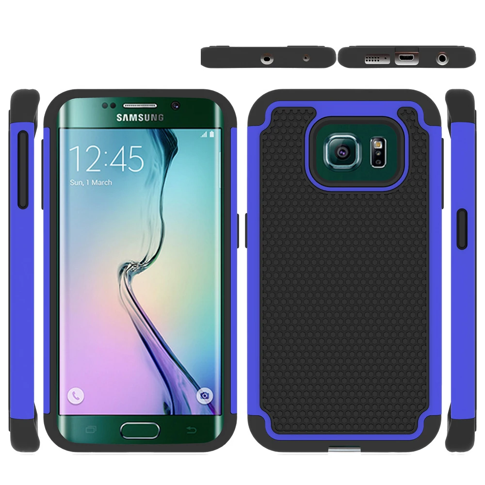 For Galaxy S6 Edge Cover Silicon Back Cover Hard Cover Cases For