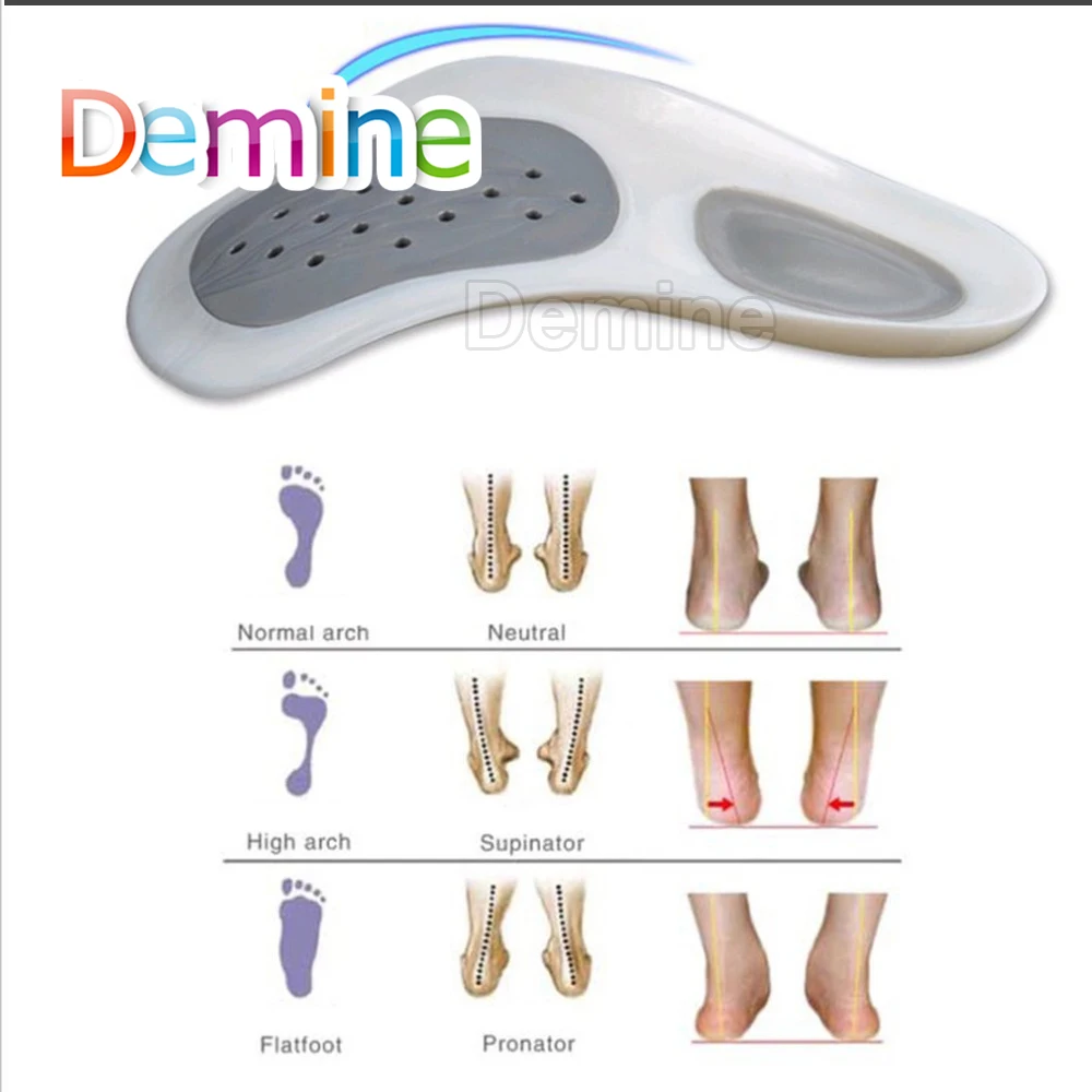 

Demine Correction Eight Word X O Type Legs Foot Insole Breathable Arch Support InsoleMen Women Feet Care Posture Correction