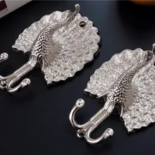 Лидер продаж 1 пара Павлин настенный Tieback украшение дома занавес крюк кисточка вешалка для полотенец бронза