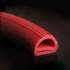 e Shape Silicone Rubber Sealing Strip Oven Door Seals High Temperature Heat Resistant Strip 5M Red ► Photo 1/3