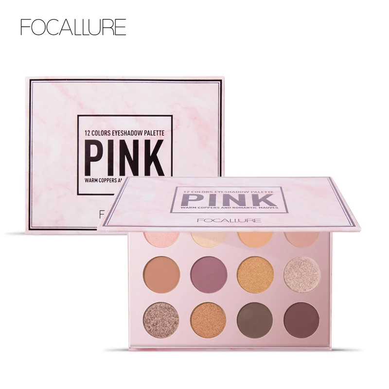 

Focallure 12 Colors Matte Eyeshadow Palette Make Up Glitter Waterproof Nude Professional Eye Shadow Long Lasting Cosmetics