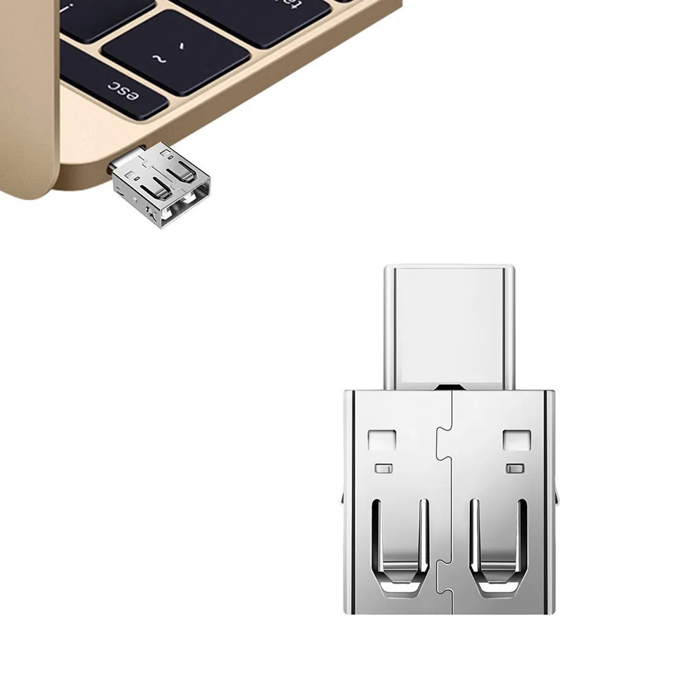 

Metal Adapter Type C USB-C Male to Female USB3.0/USB2.0 OTG Converter Adapter for Android Phone for PC #25