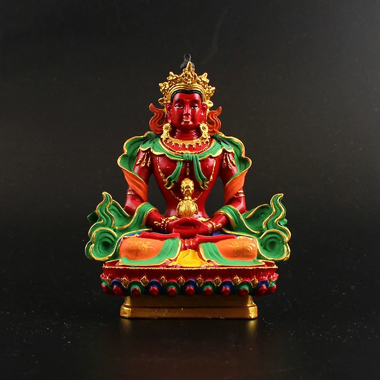 

Long-lived Buddha statue Tibetan tantric buddha statue hand-painted statue of Buddha Amitabha Buddha