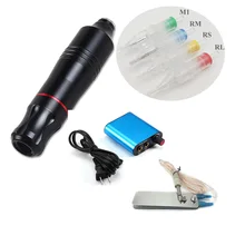 Тату Ручка Комплект картриджа иглы смешанный размер Набор Мини питание ног коммутационное оборудование поставки Перманентный макияж инструменты