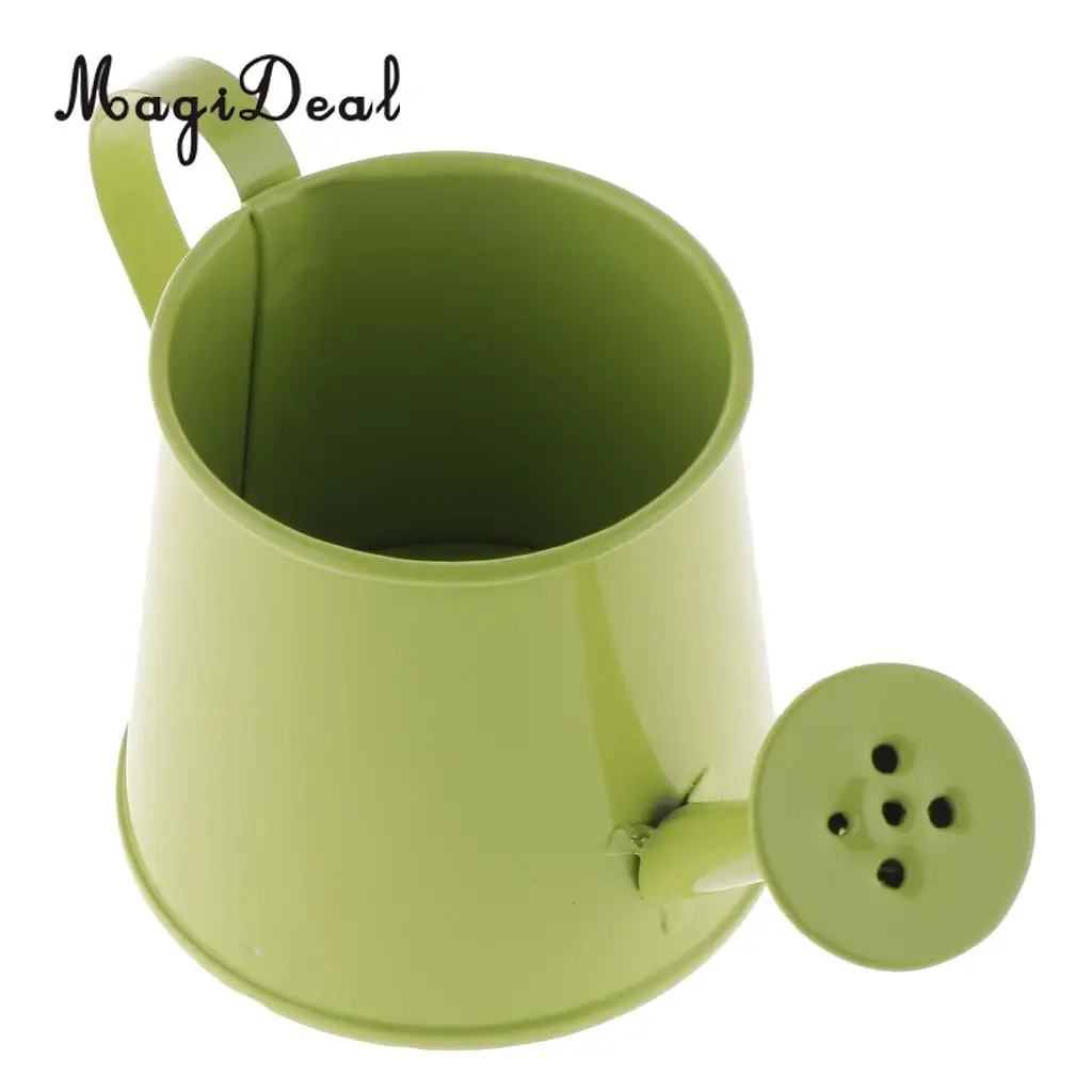 Decorative Iron Metal Watering Cans Garden Flower Bucket Metal Flower Pot Home Garden Decor