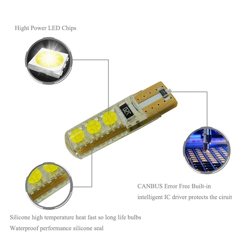 BOAOSI 2x T10 W5W 5050SMD ошибок светодиодный Canbus габаритный фонарь для FIAT 500 Punto Stilo Palio Freemont Bravo Ducato doblo