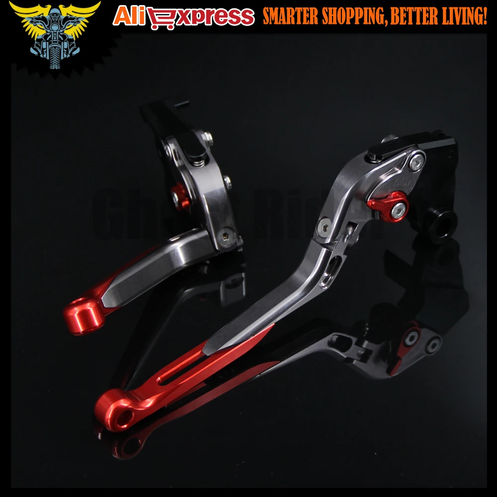 CNC Adjustable Folding Extendable 8 Colors Motorbike Red Brake Clutch