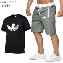 2 Pieces Sets Tracksuit Men New Brand Autumn Winter Hooded Sweatshirt +Drawstring Pants Male Stripe Patchwork Hoodies 2019