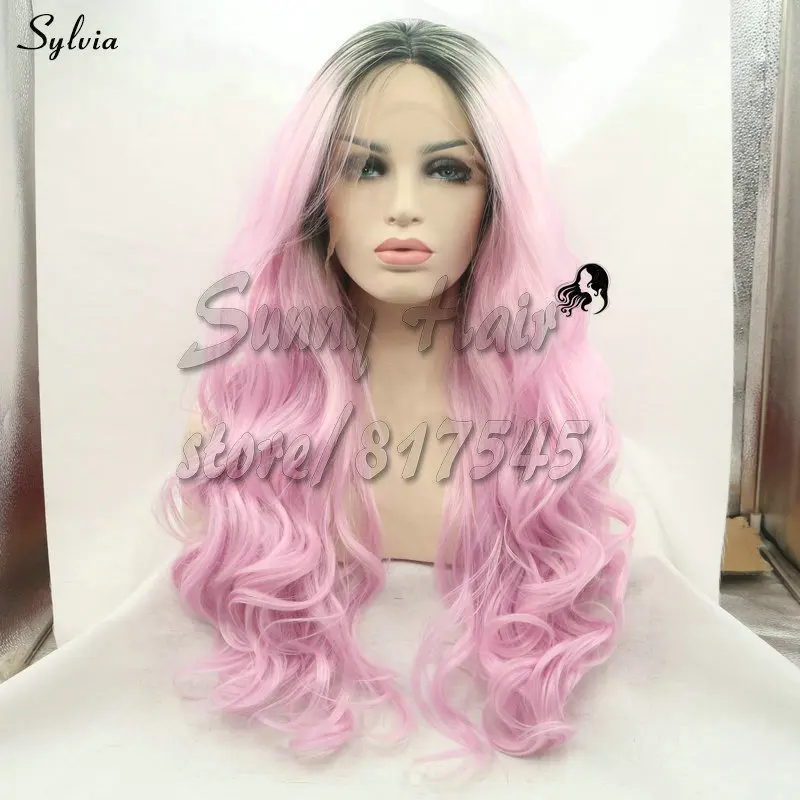 pink synthetic wig (6)