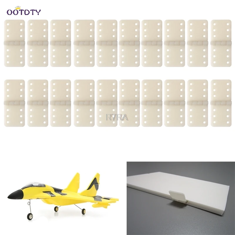 Hot sale 20pcs Hinge Linker Plastic Small for RC Airplane Aircraft Helicopter Quadcopter TwFi