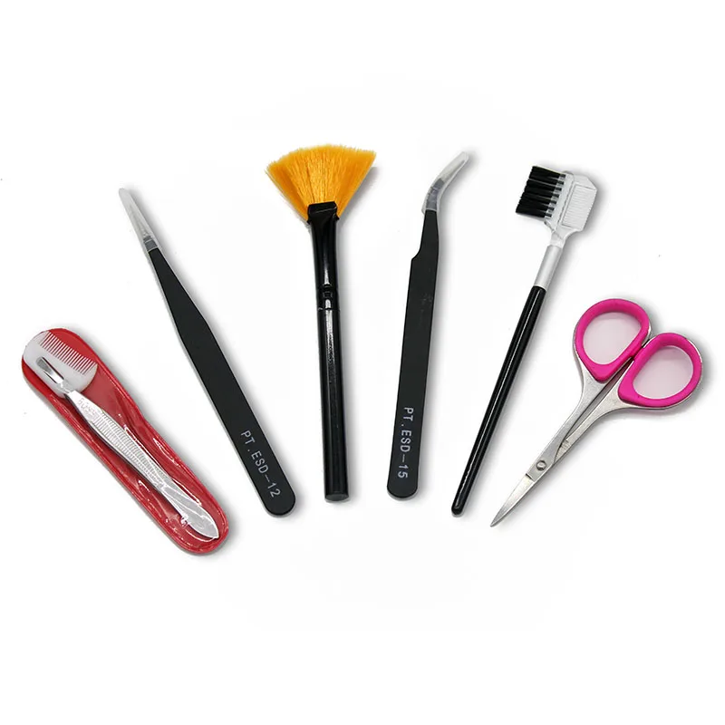 Stars Colors Professional Eyelash Extension Kit Individual Mink Eyelashes Grafting Set with Case False Eye Lashes Training Kits Stars Colors Professional Eyelash Extension Kit Individual Mink Eyelashes Grafting Set with Case False Eye Lashes Training Kits