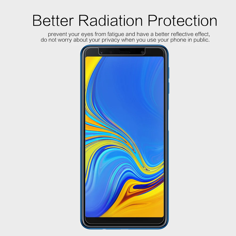 Антибликовая Защитная пленка для Samsung Galaxy A7 2018 матовая защитная против