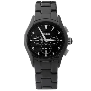New Time100 Fashion Men's Three subdial Auto Date Black Ceramic Strap Quartz Business Casual Wrist Watches For Men Clock
New Time100 Fashion Men's Three subdial Auto Date Black Ceramic Strap Quartz Business Casual Wrist Watches For Men Clock