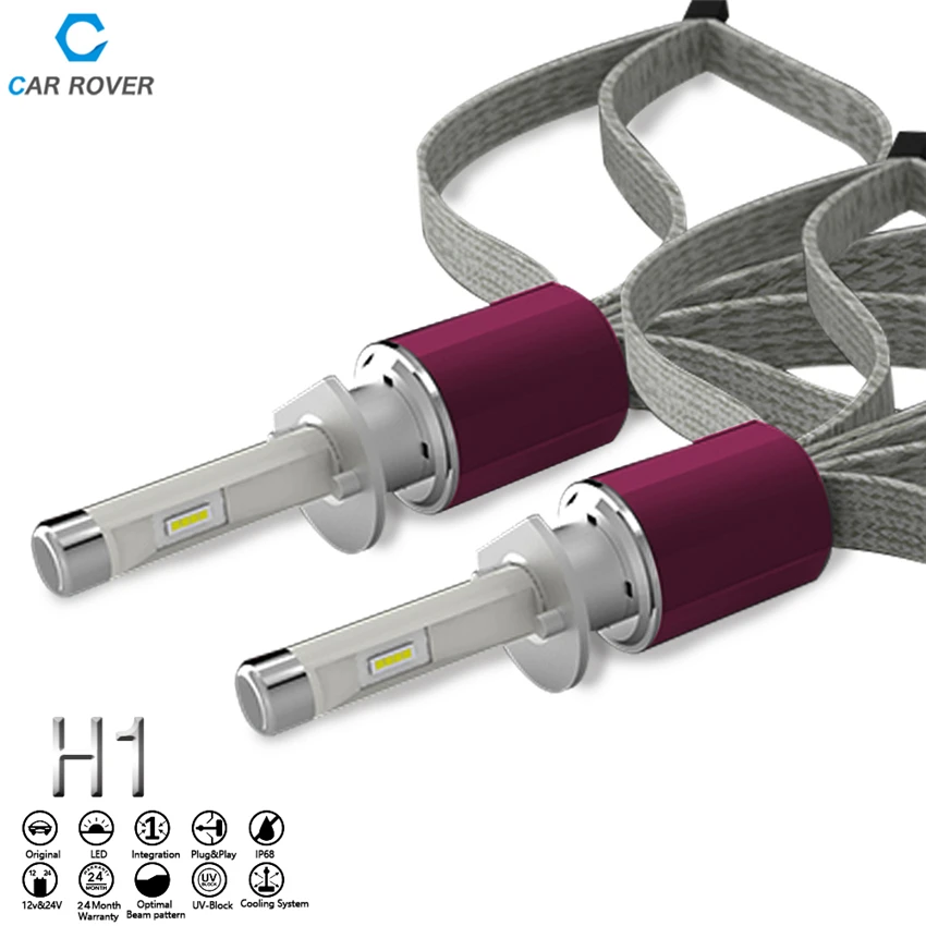 Car Rover Super Bright R5 H1 H7 6000K Car LED Headlight Conversion Kit