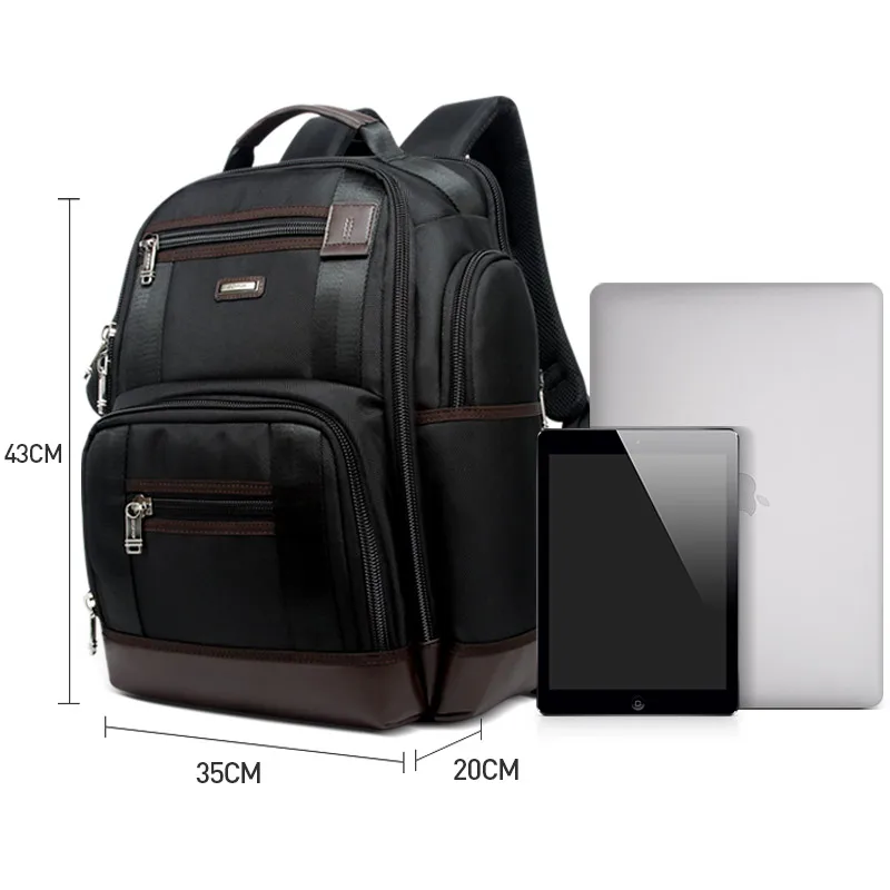 Mochila de viaje multifuncional para hombre y mujer Mochila para hombre grande rugzak para ordenador portátil de 15,6 pulgadas Mochila de estilo informal