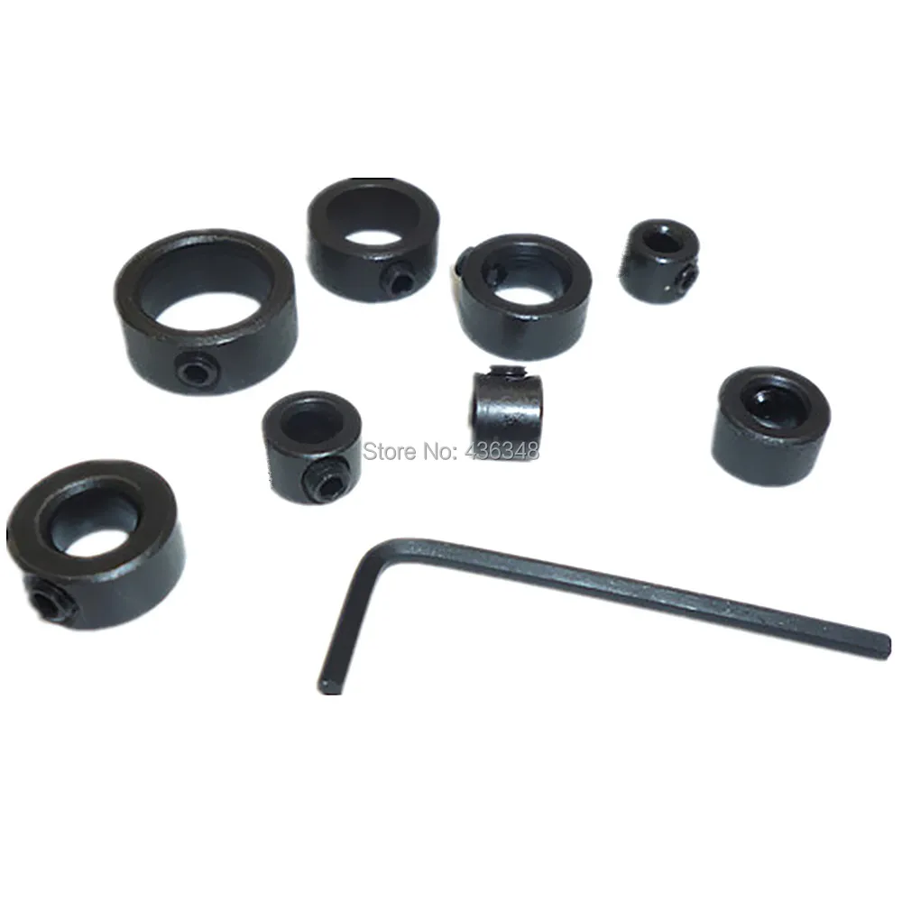 Woodworking Drill Bit Depth Stop Collars Ring Positioner Drill Locator