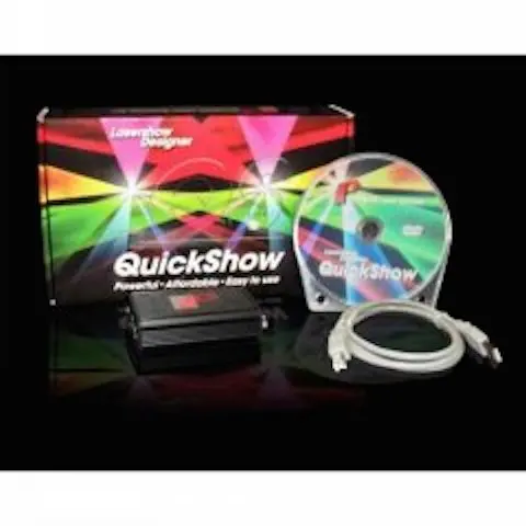 

Quick QS Laser Light Controller stage laser projector show light console new laser light show software