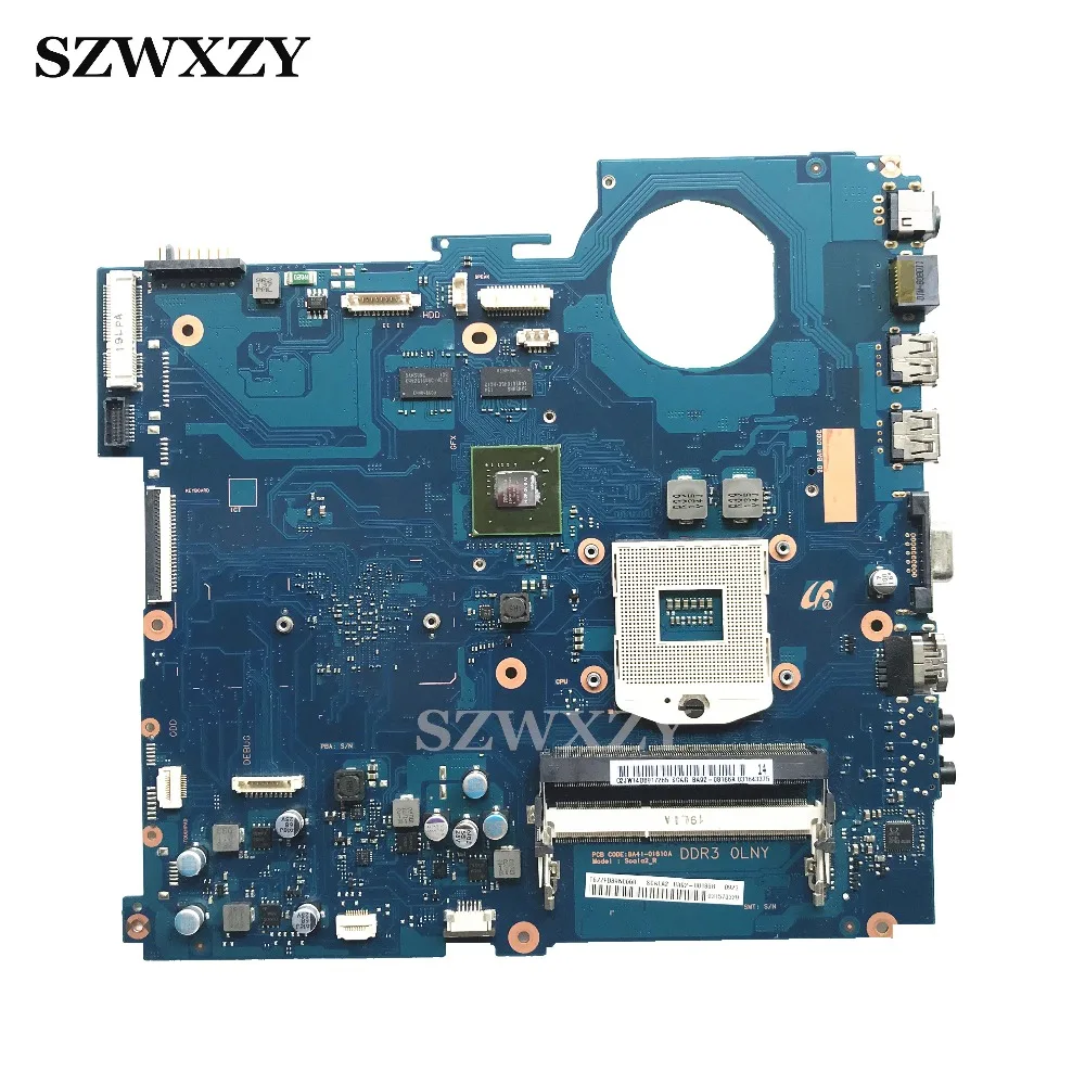 Материнская плата для ноутбука Samsung RV520 HM65 DDR3 GT520M/1 ГБ GPU полностью протестирована