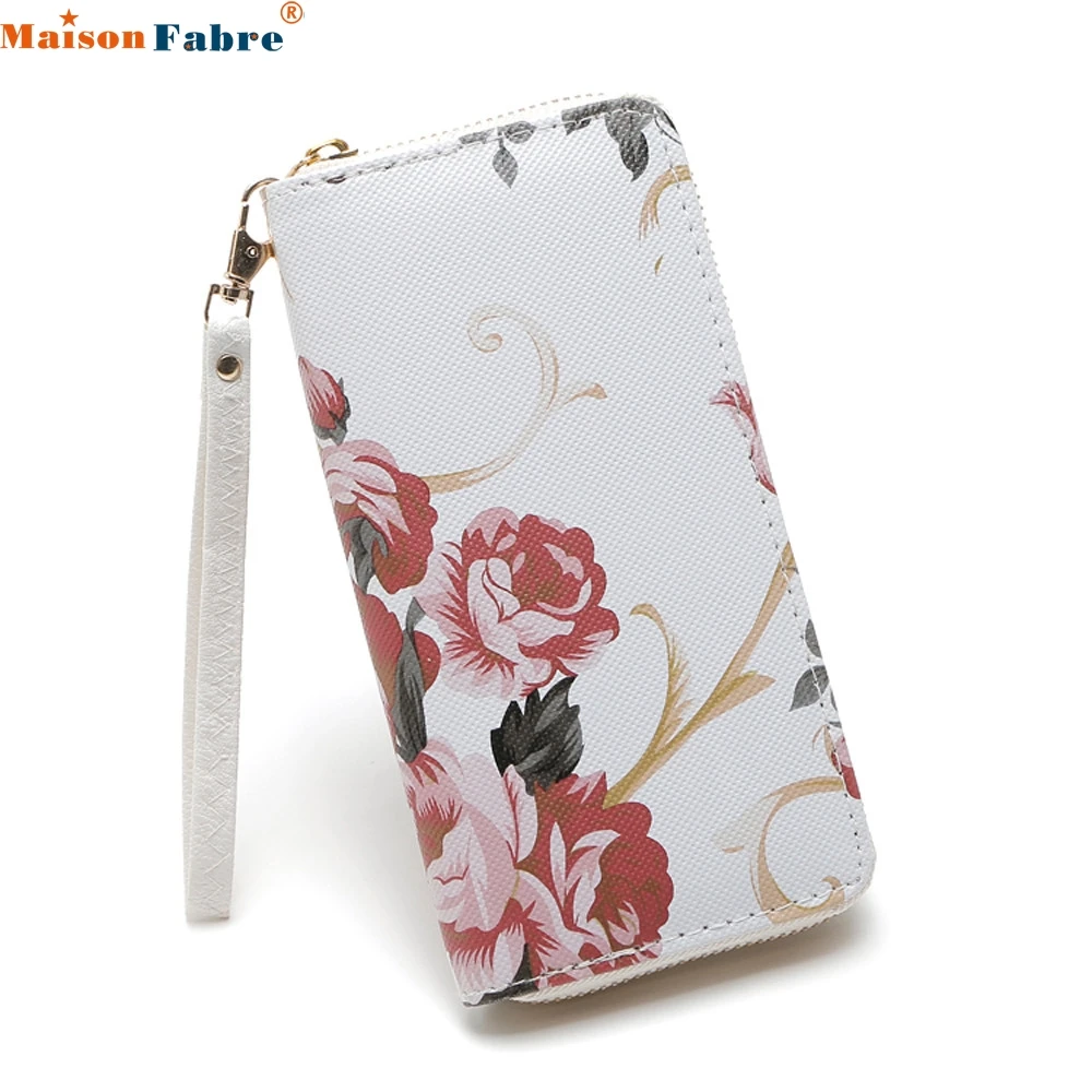 

Maison Fabre Long Brand Wallet PU leather women's Purse Road Wallet Female Purse Phone Bag feminina monnaie femme yz1018
