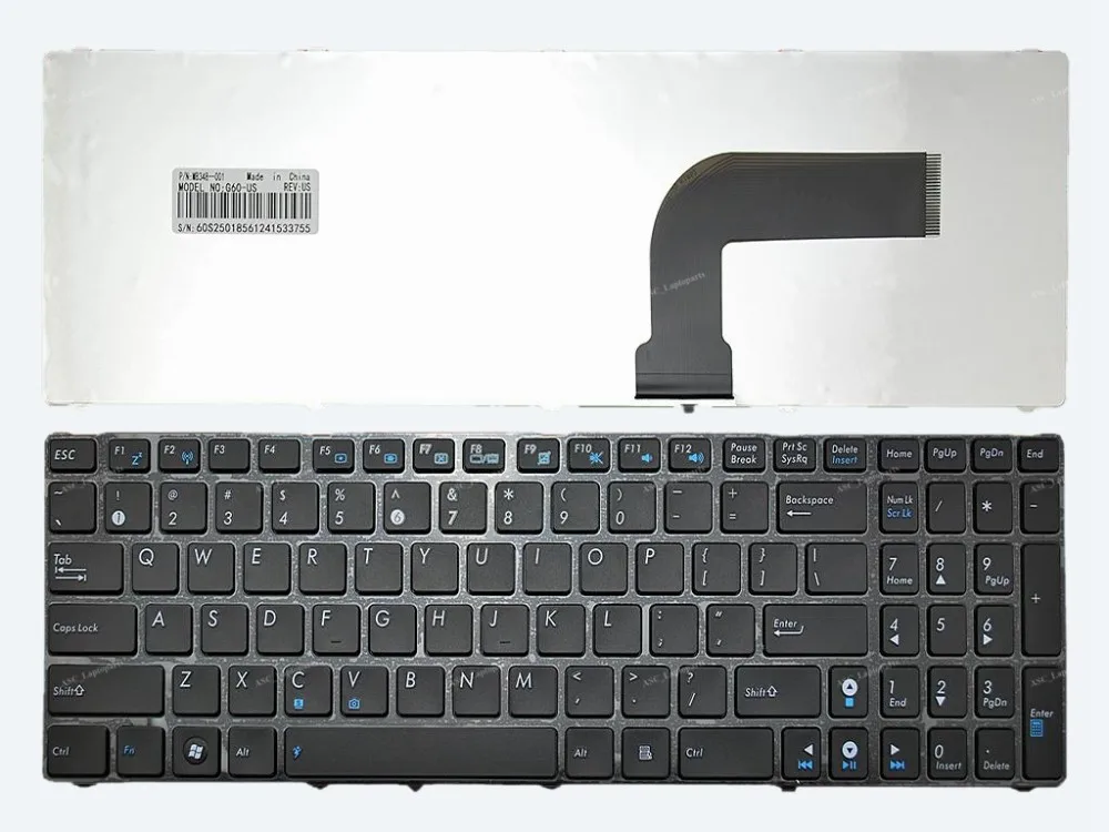 Wholesale New US English Keyboard For ASUS G51 G51J G51Jx G51V G51VX G72 G72GX Laptop Glossy Frame Black | Компьютеры и офис