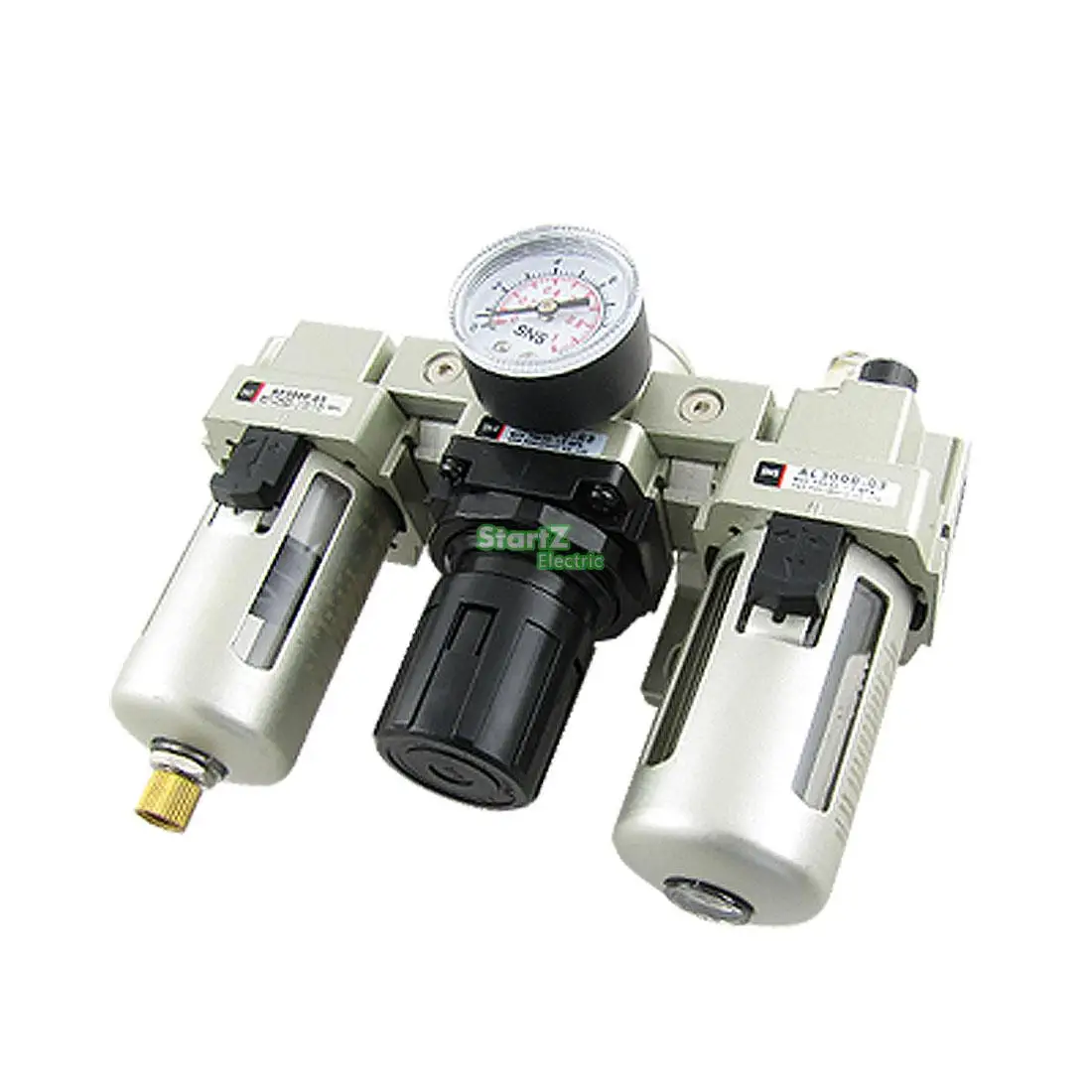 

AC3000-03D G3/8'' Automatic Drain Type Air Source Treatment Unit Pneumatic Lubricator+Filter+Regulator