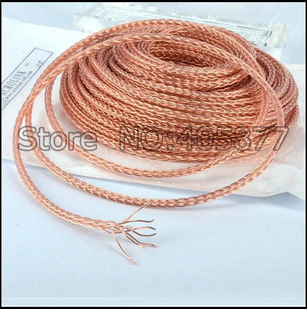 1meter OCC 8 Core Pure Copper Bulk Cable For HiFi DIY Headphone Cable Audio Cable