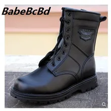 Новинка года; зимние мужские ботинки из натуральной шерсти с высоким берцем; уличные теплые зимние ботинки из натуральной кожи в стиле милитари на крючках; военные ботинки