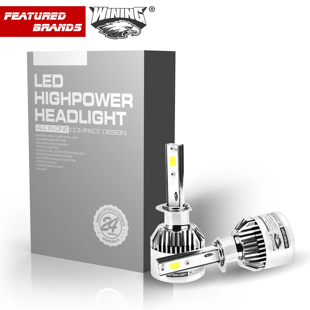 

2Pcs H4 LED H7 H11 9005 9006 HB4 COB Chip S2 Auto Car Headlight 96W 9600LM High Low Beam All In One Automobiles Lamp 6500K 12V