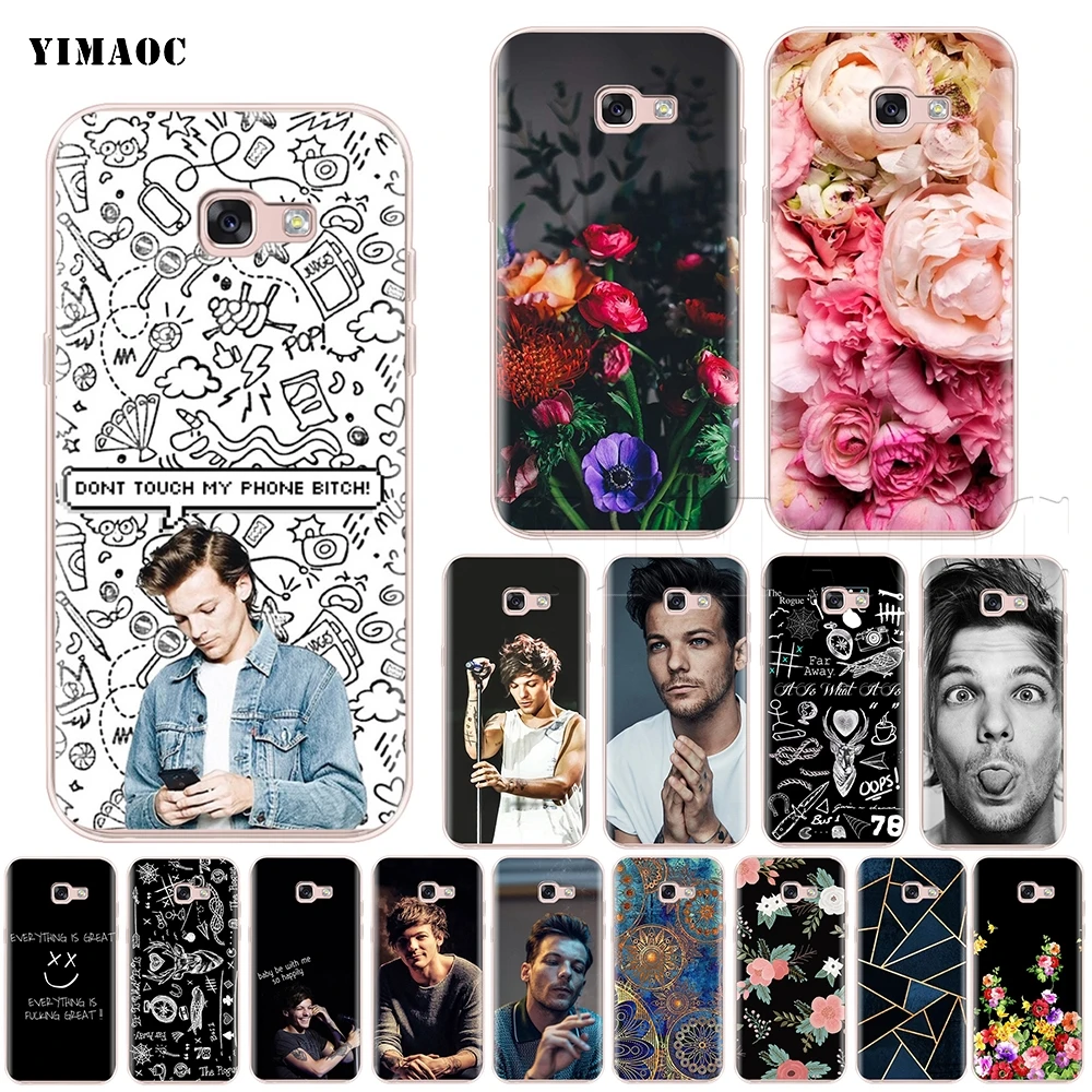 YIMAOC Louis Tomlinson Silicone Case for Samsung Galaxy S7 S8 S9 Plus Edge Note 8 J3 J5 J7 A5 A8 2016 2017 2018