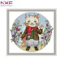 NKF cross stitch kits embroidery needlework sets counted Cross Stitch 11CT 14CT Cross Stitch Set Wholesale DIY Cross-stitch Kit nkf 11ct