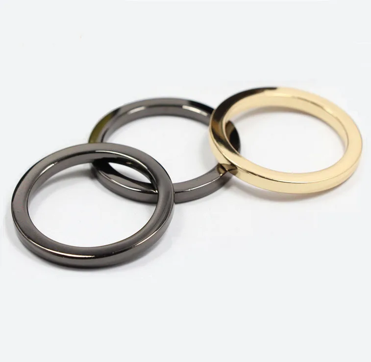 60 шт. 4 вида цветов 5,0 мм линии Внутренняя 32 мм 1,2 дюймов сумки аксессуаров solid литые табличный уплотнительное кольцо сварные кольца