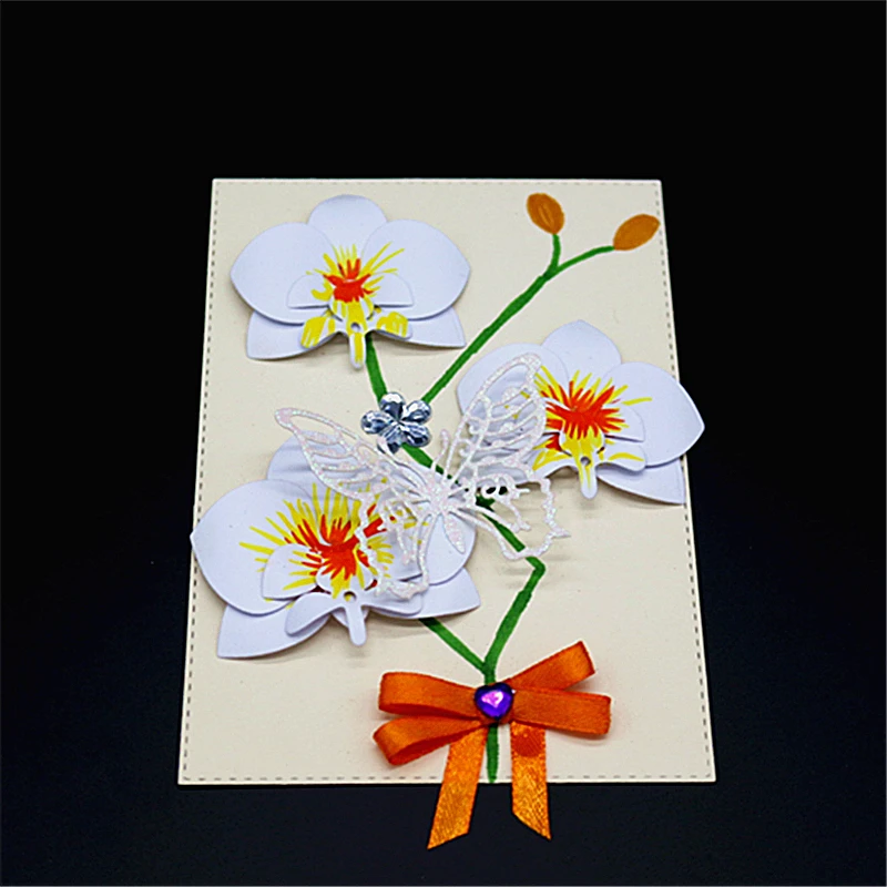 

AZSG Simple style flowers Cutting Dies for DIY Scrapbooking dies Decoretive Embossing Stencial DIY Decoative Card die cutter